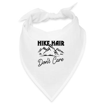 Hike Hair don't care - Bandana Dreieckstuch - Weiß - Vorne