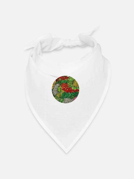 Regenwald Tropen Umweltschutz Natur Klimawandel - Bandana Dreieckstuch - Weiß