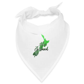 Neuseeland - Bandana Dreieckstuch - Weiß - Vorne