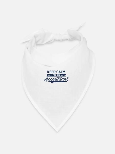 Buchhalter Buchhalter Buchhalter Buchhalter - Bandana Dreieckstuch - Weiß