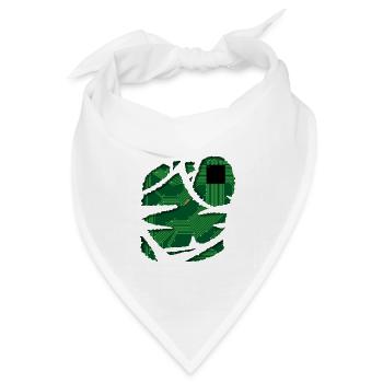 Stromkreis / Strom / Schaltplan / Technik Shirt - Bandana Dreieckstuch - Weiß - Vorne