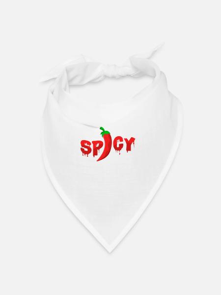 Chili - Bandana Dreieckstuch - Weiß
