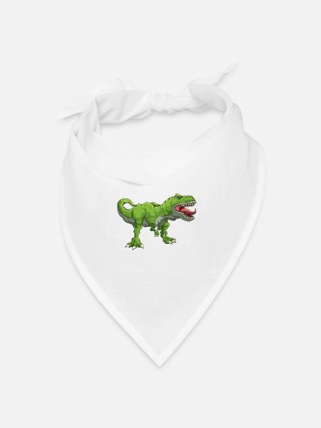 T Rex - Bandana Dreieckstuch - Weiß