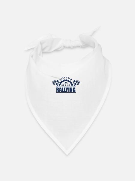 Rally - Bandana Dreieckstuch - Weiß