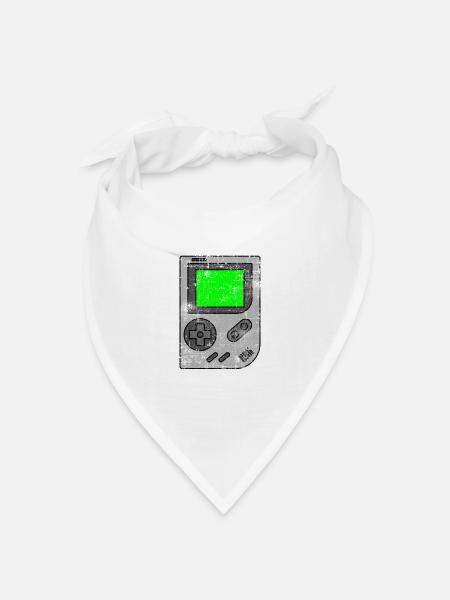 Gaming - Bandana Dreieckstuch - Weiß