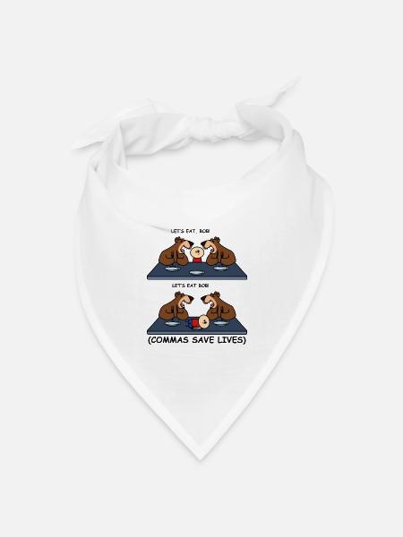 Grammatik Schule Witzig - Bandana Dreieckstuch - Weiß