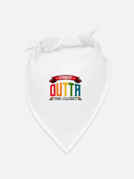 LGBT - Bandana Dreieckstuch - Weiß