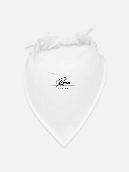 Rom Italien italienisch - Bandana Dreieckstuch - Weiß