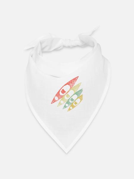 Kajak - Bandana Dreieckstuch - Weiß