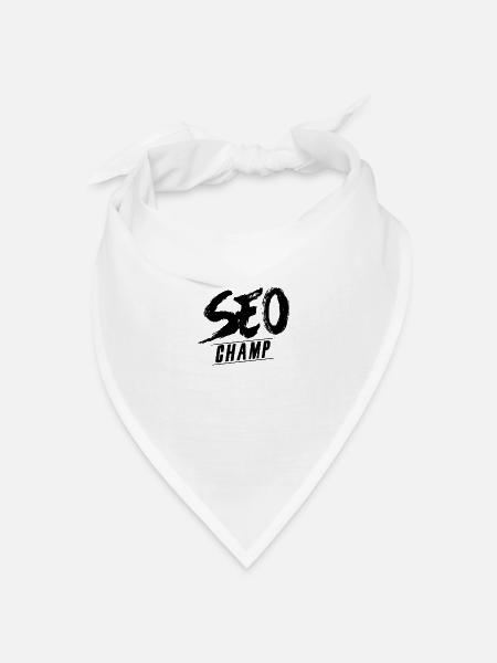 SEO Champion - Bandana Dreieckstuch - Weiß