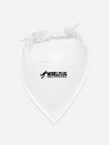 Modellflug Mehr Als Nur Ein Hobby - Bandana Dreieckstuch - Weiß