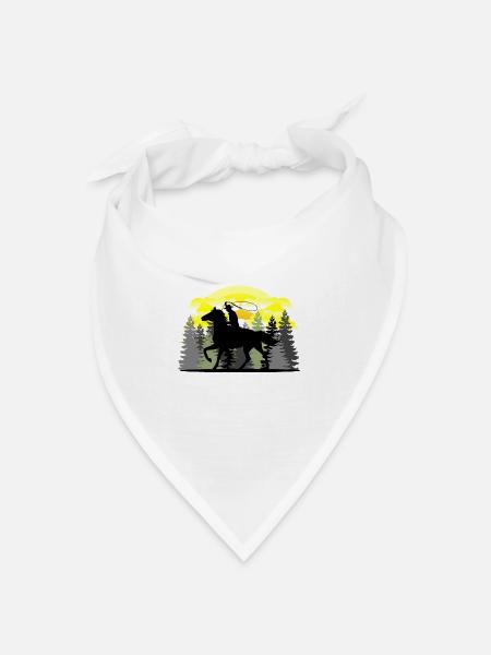 Westernreiten - Bandana Dreieckstuch - Weiß