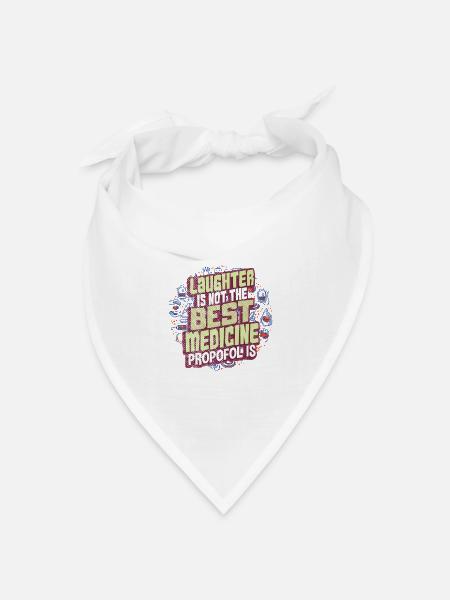 Arzt - Bandana Dreieckstuch - Weiß