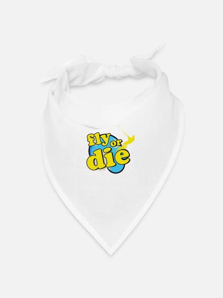 Kitesurfing, Kiteboarding - Bandana Dreieckstuch - Weiß