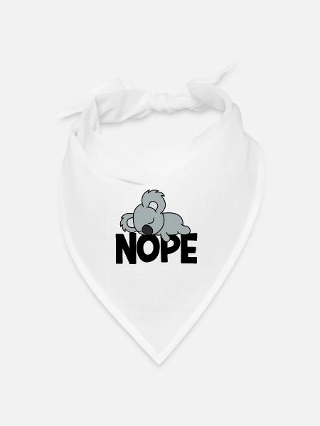 Koala - Bandana Dreieckstuch - Weiß