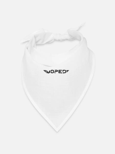 Moped - Bandana Dreieckstuch - Weiß
