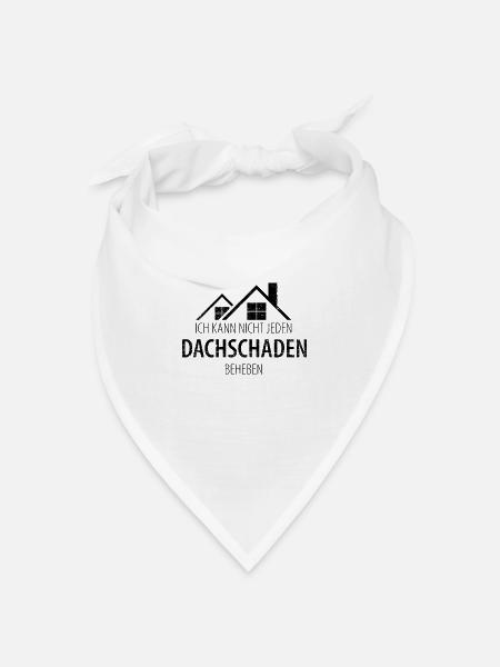 DACHDECKER - Bandana Dreieckstuch - Weiß