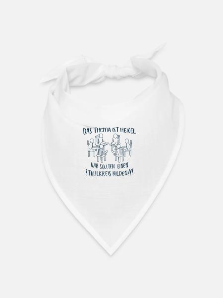 Erzieher Pädagogen Pädagogik Sozialarbeiter - Bandana Dreieckstuch - Weiß