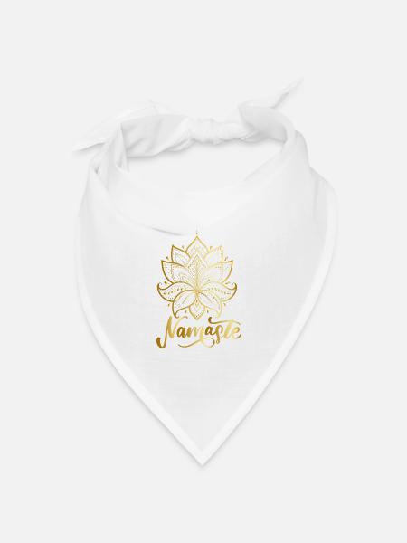 Yoga - Bandana Dreieckstuch - Weiß