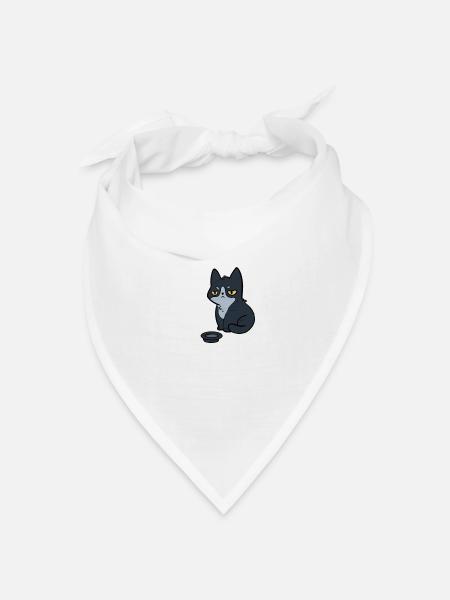 intolerant Idiots Laktose intolerant Geschenk - Bandana Dreieckstuch - Weiß