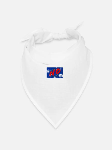 EU-Nr. - Europäische Union - Austritt - Bandana Dreieckstuch - Weiß