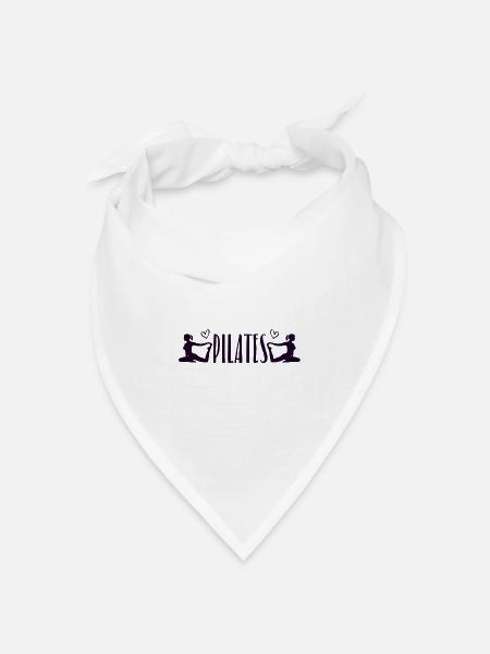 Pilates - Bandana Dreieckstuch - Weiß