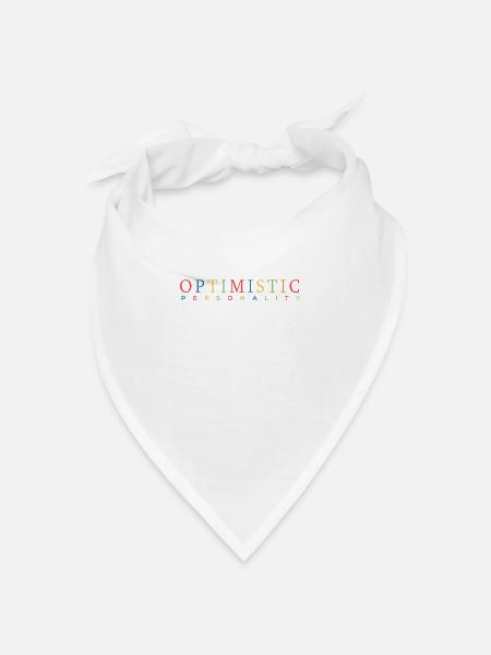 Optimist - Bandana Dreieckstuch - Weiß