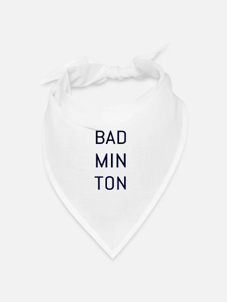 Badminton - Bandana Dreieckstuch - Weiß