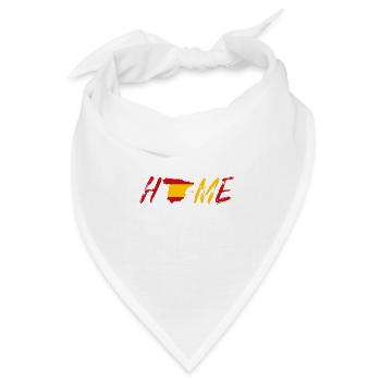 Spanien Home - Bandana Dreieckstuch - Weiß - Vorne