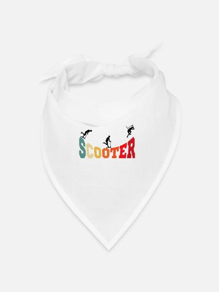 Scooter - Bandana Dreieckstuch - Weiß