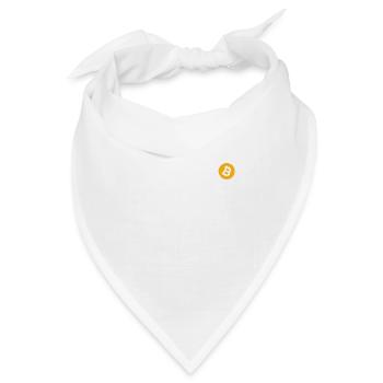 Bitcoin Evolution of Money Bitcoin Crypto BTC - Bandana Dreieckstuch - Weiß - Vorne