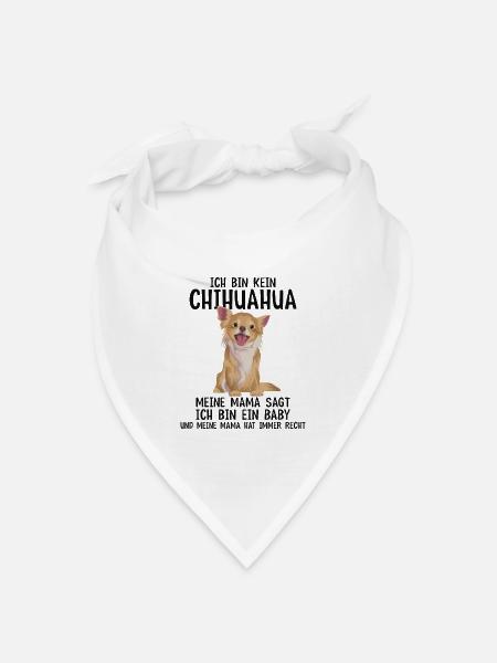 Chihuahua - Bandana Dreieckstuch - Weiß