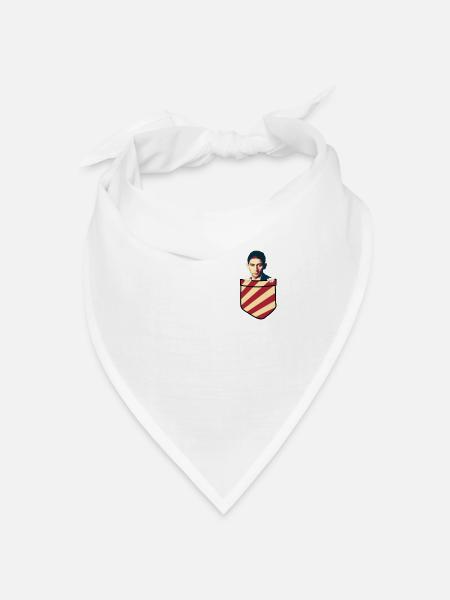 Franz Kafka - Bandana Dreieckstuch - Weiß