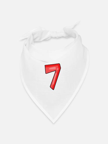 7 - Bandana Dreieckstuch - Weiß