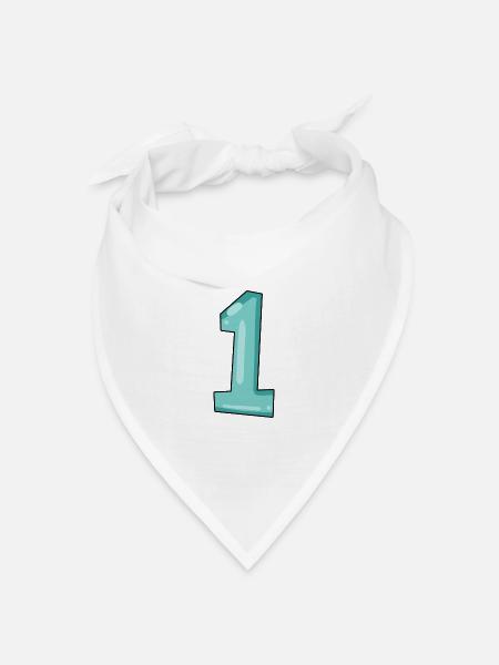 1 - Bandana Dreieckstuch - Weiß