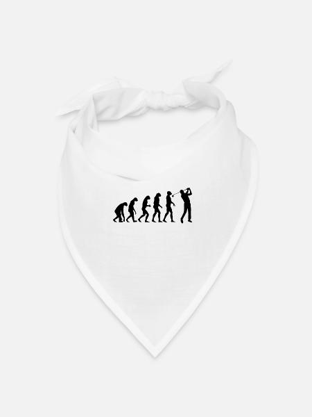 GOLF EVOLUTION Golfer Outfit Golferinnen Golf - Bandana Dreieckstuch - Weiß