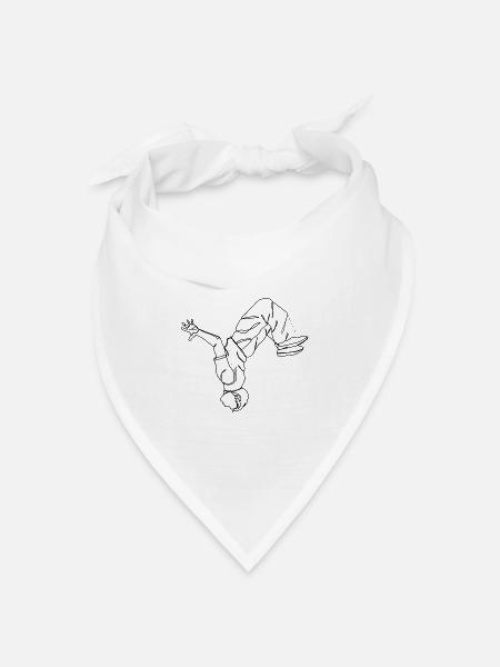 Parkour - Bandana Dreieckstuch - Weiß