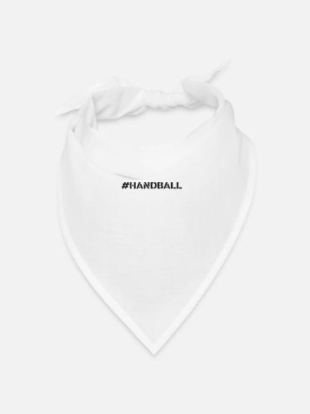 Handball - #Handball - Bandana Dreieckstuch - Weiß
