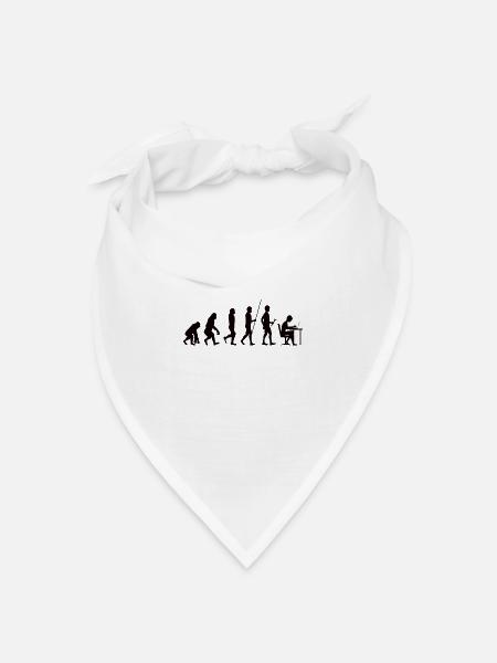 Home Office Evolution Büro - Bandana Dreieckstuch - Weiß