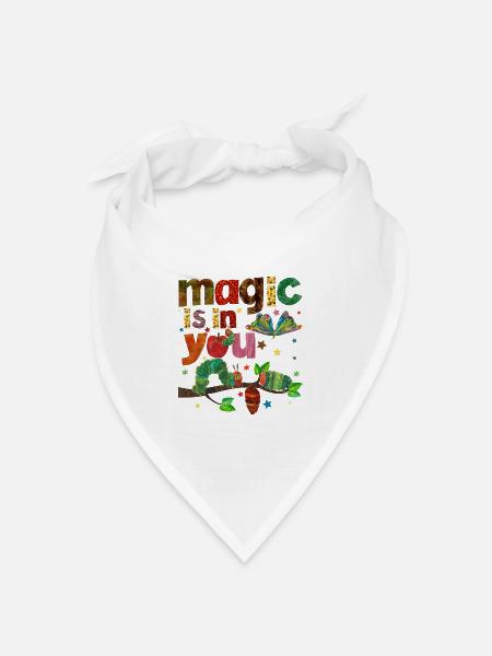 Magic Is In You Hungry Caterpillar - Bandana Dreieckstuch - Weiß
