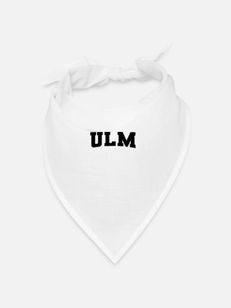 Ulm - Bandana Dreieckstuch - Weiß
