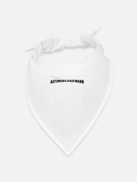 Automobilkaufmann - Bandana Dreieckstuch - Weiß