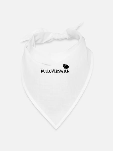 Pulloverswien Plattdeutsch Ostfriesisch Schaf - Bandana Dreieckstuch - Weiß