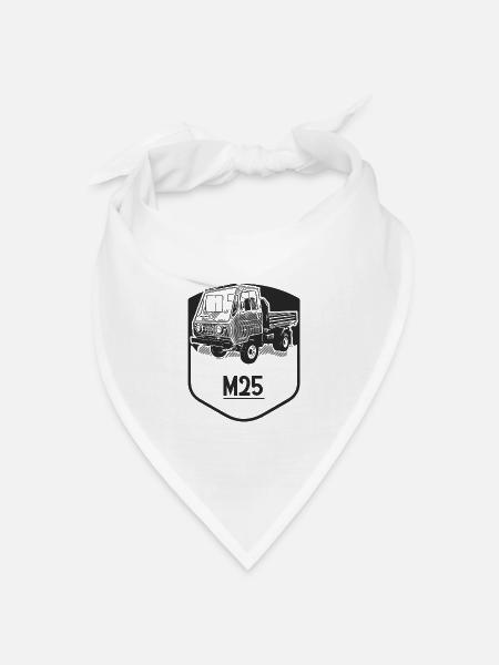 M25 Multicar - Bandana Dreieckstuch - Weiß