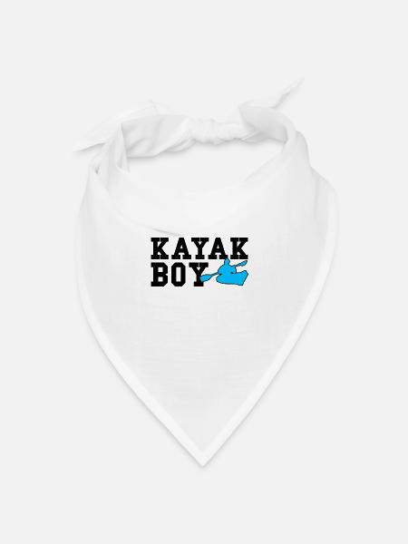 kayak boy - Bandana Dreieckstuch - Weiß
