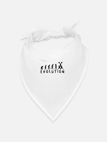 Cheerleading Cheerleader Geschenk - Bandana Dreieckstuch - Weiß