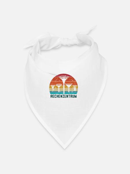Gärtner Gartenarbeiter Gärtnerei Rechenzentrum - Bandana Dreieckstuch - Weiß