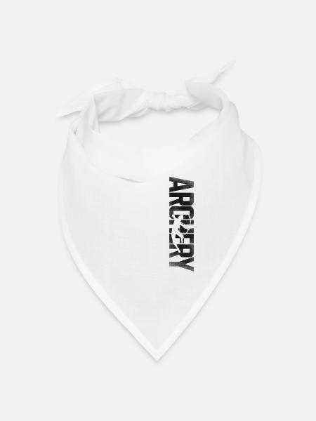Archery Bow Archer Vintage Archery - Bandana Dreieckstuch - Weiß