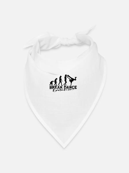 Break Dance Evolution - Breakdance - Bandana Dreieckstuch - Weiß