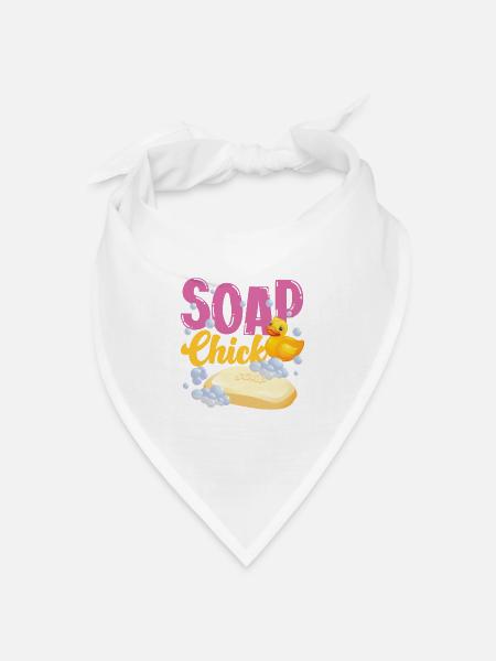 Soap Making Crafting Chicken Soap - Bandana Dreieckstuch - Weiß